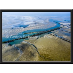 La baie d'Authie vue du ciel